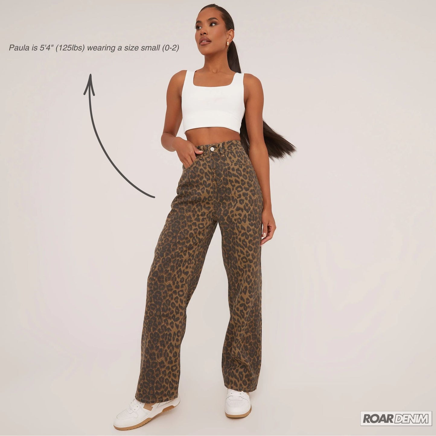 Leopard Print Jeans